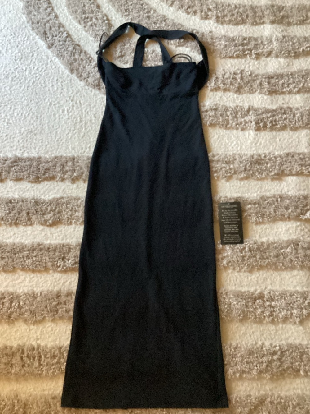 Hugo Buscatti Black Maxi Dress
